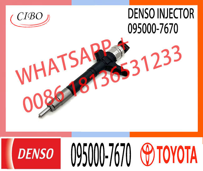 Nozzles 095000-7670 Diesel Fuel Common Rail Injector 095000 7670 0950007670 for Toyota