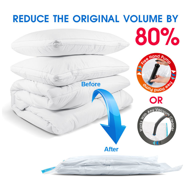 60x80cm Vacuum Storage Space Saver Bags For Clothes