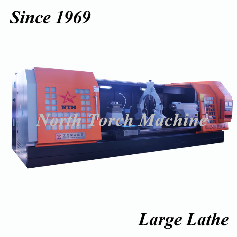 6T 15T CNC Machine Tool , Cnc Metal Lathe Stable Running For Facing In Pipe