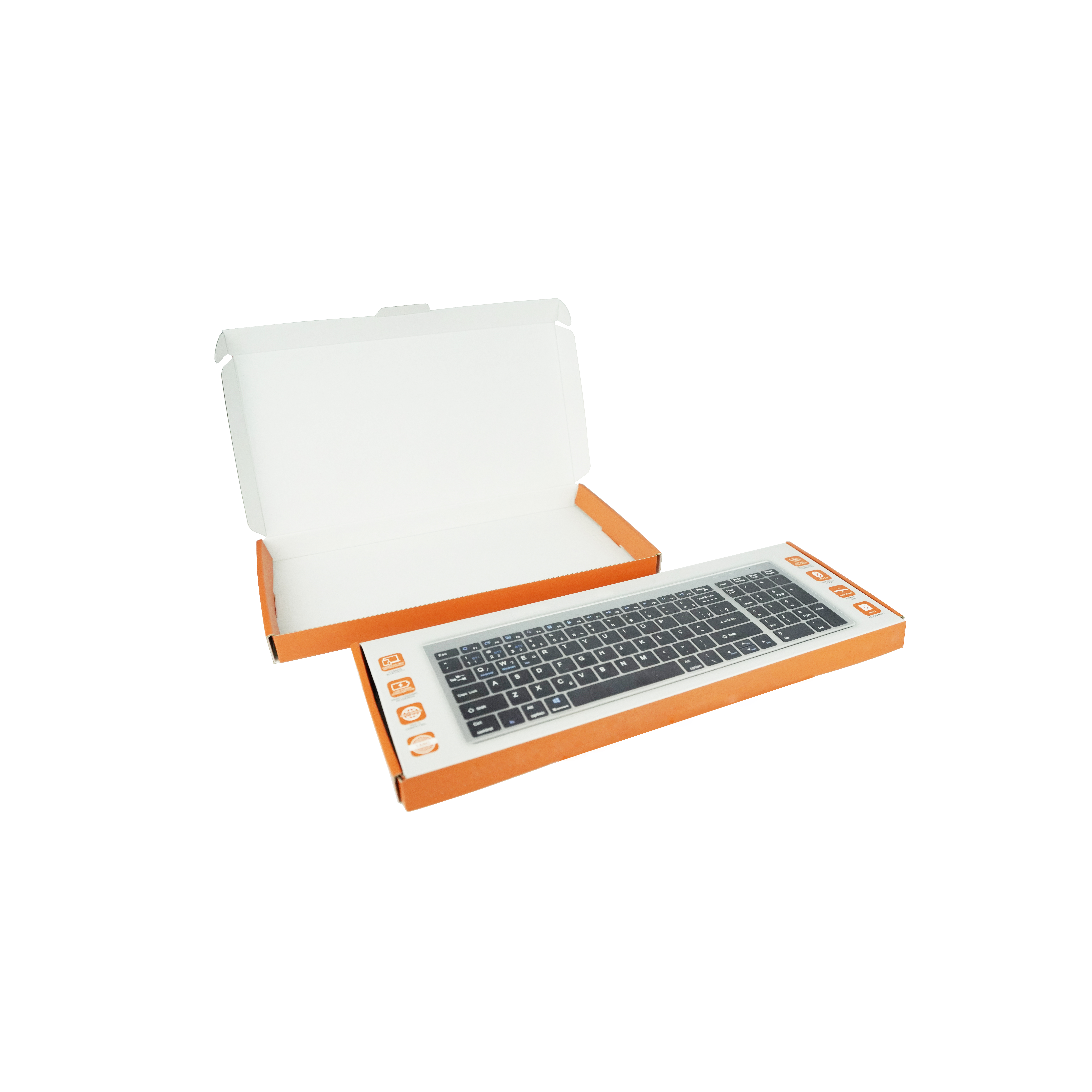 Biodegradable Custom Logo Keyboard Large Shipping Mailer Kraft Paper Boxes for Electronics Packing Box
