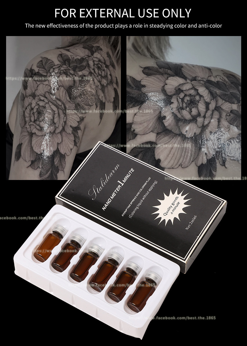 Nano Tattoo Anesthetic Solution Cream 2 Minute OEM Fixed Color