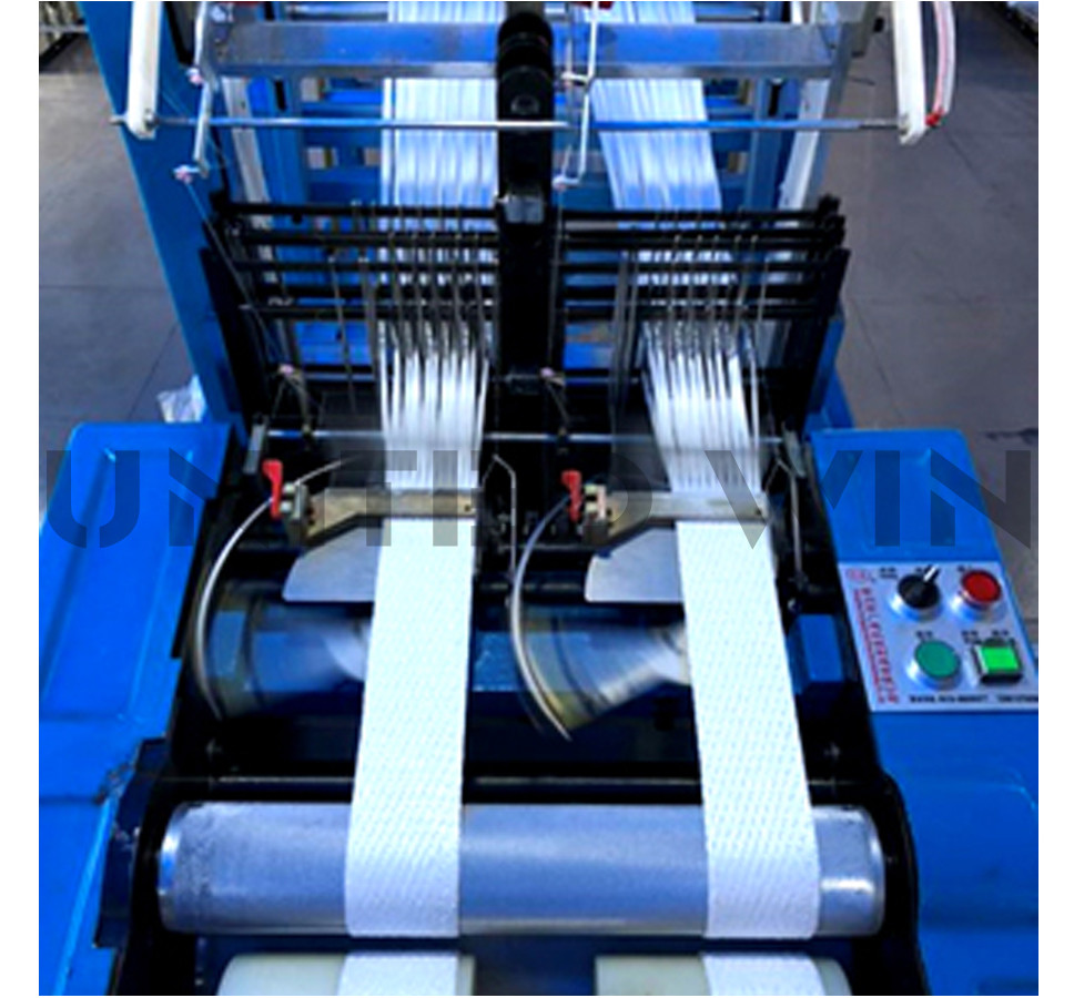 Shuttleless Label Weaving Elastic Belt Making Machine For Jumbo Bag FIBC Bag