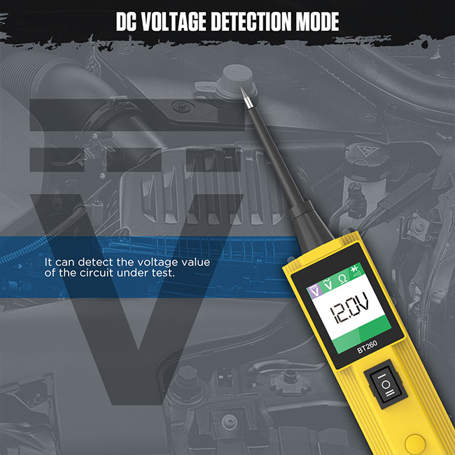 Electrical Circuit Car Diagnostic Tester LED Voltage Digital Diagnostic Tool Pb100 6-30v