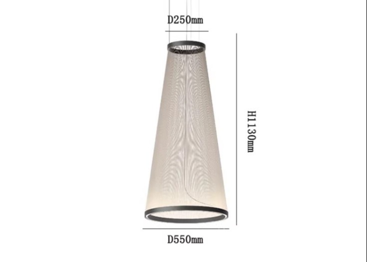 big designer pendant lamp black and gold led villa chandelier for hotel
