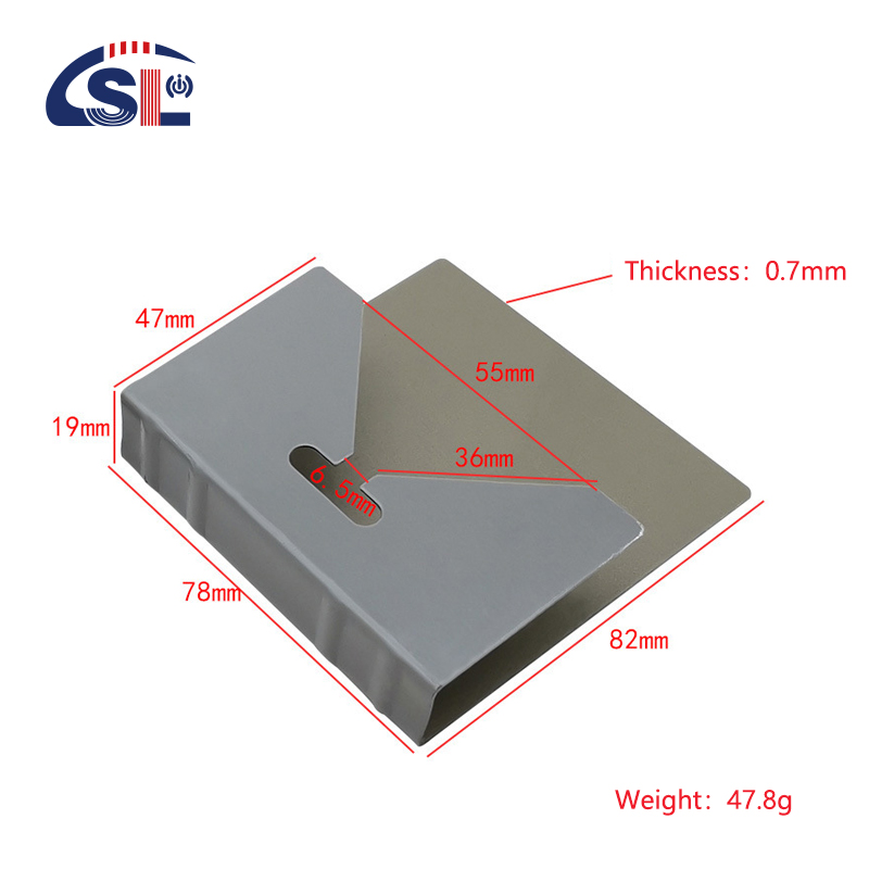 Hotel Mirror Hangers Square Gass Plate Mirror Metal Hooks for Frameless Glass Mirrors