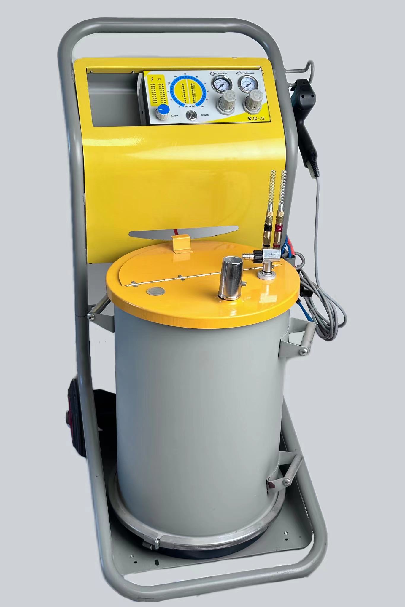 Food Shop Machine Type Coating Equipment with Electrostatic Power Coating Gun