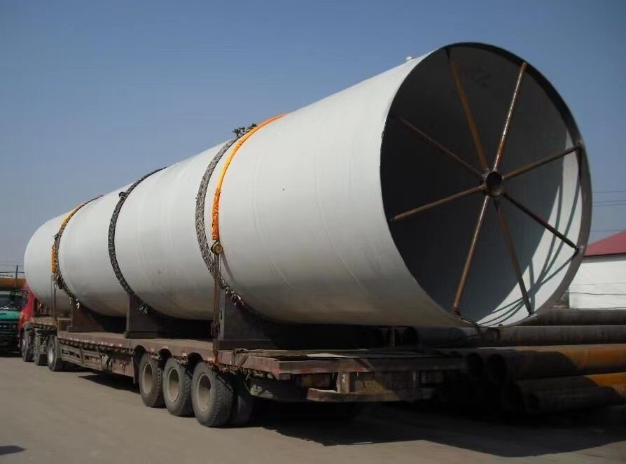Carbon Steel Spiral Welded Pipe , SSAW API 5L Oil And Natural Gas Pipelines