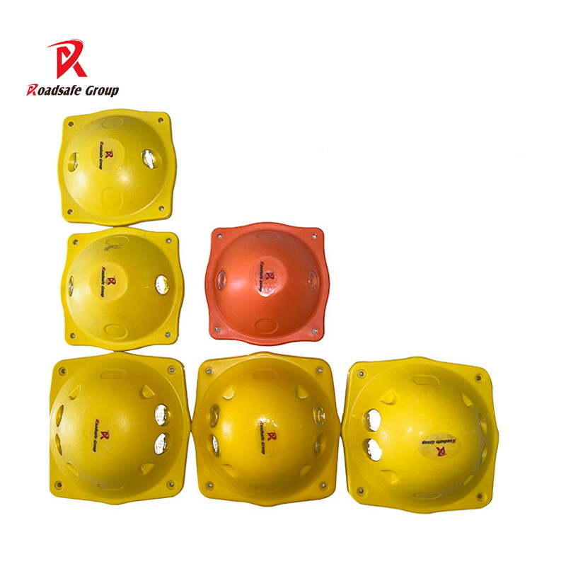 ABS Yellow Reflective Round Plastic Reflector Road Stud
