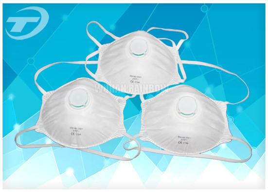 Disposable FFP1/2/3 Half Face Mask With Valve 94% BFE , Earloop Procedure Masks