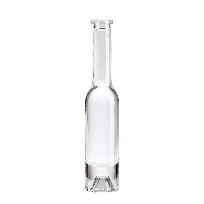 Wine Bottle 1L Clear Glass Bottle With Aluminum Cap Customized Logo
