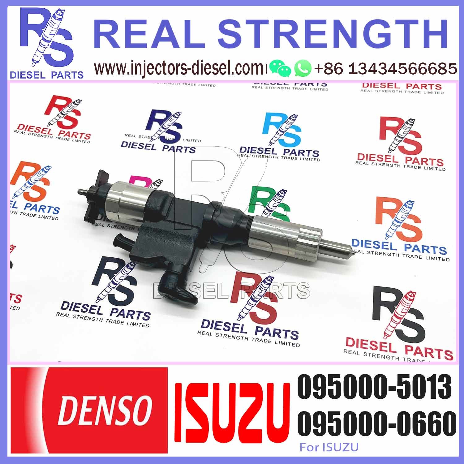 Diesel Engine Injector 095000-5013 095000-5014 095000 5013 095000 5014 Common Rail Injector 0950005013 0950005014 for IS