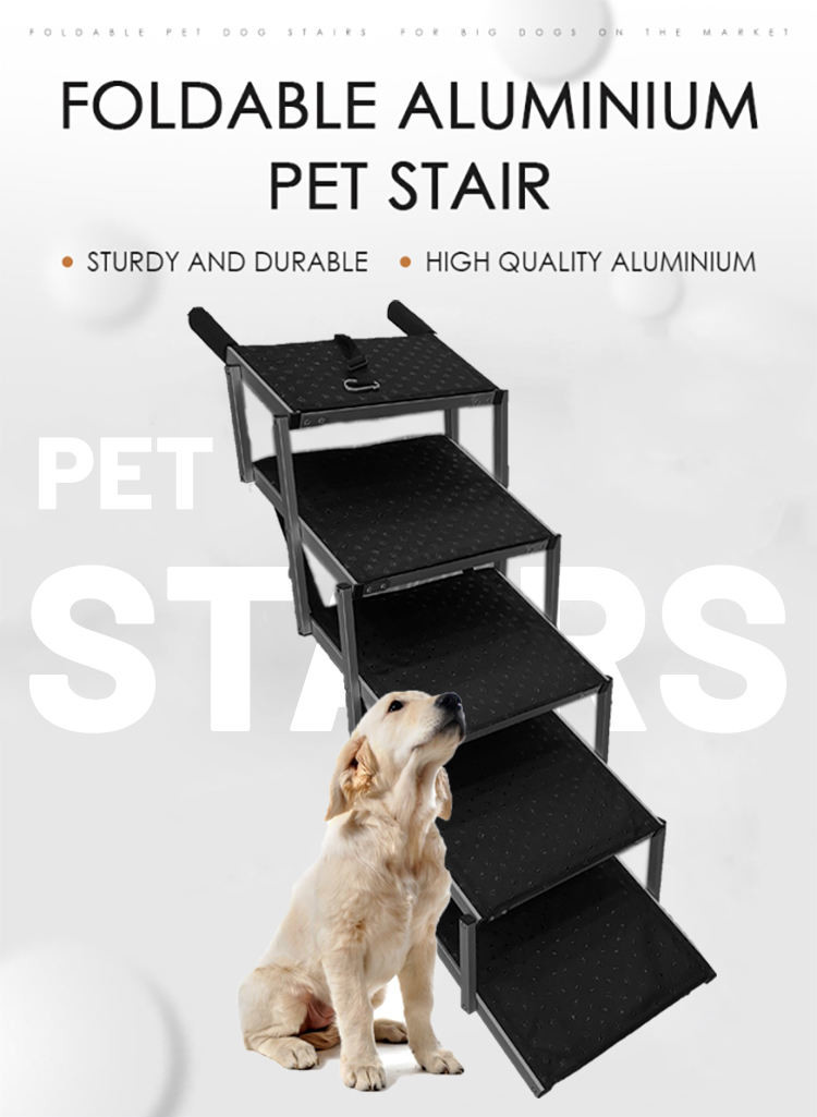 Folding Portable Aluminium Dog Stpes