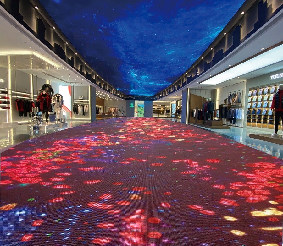 P2.97 P3.91 Interactive LED Floor Panels Full Color Light Up Screen