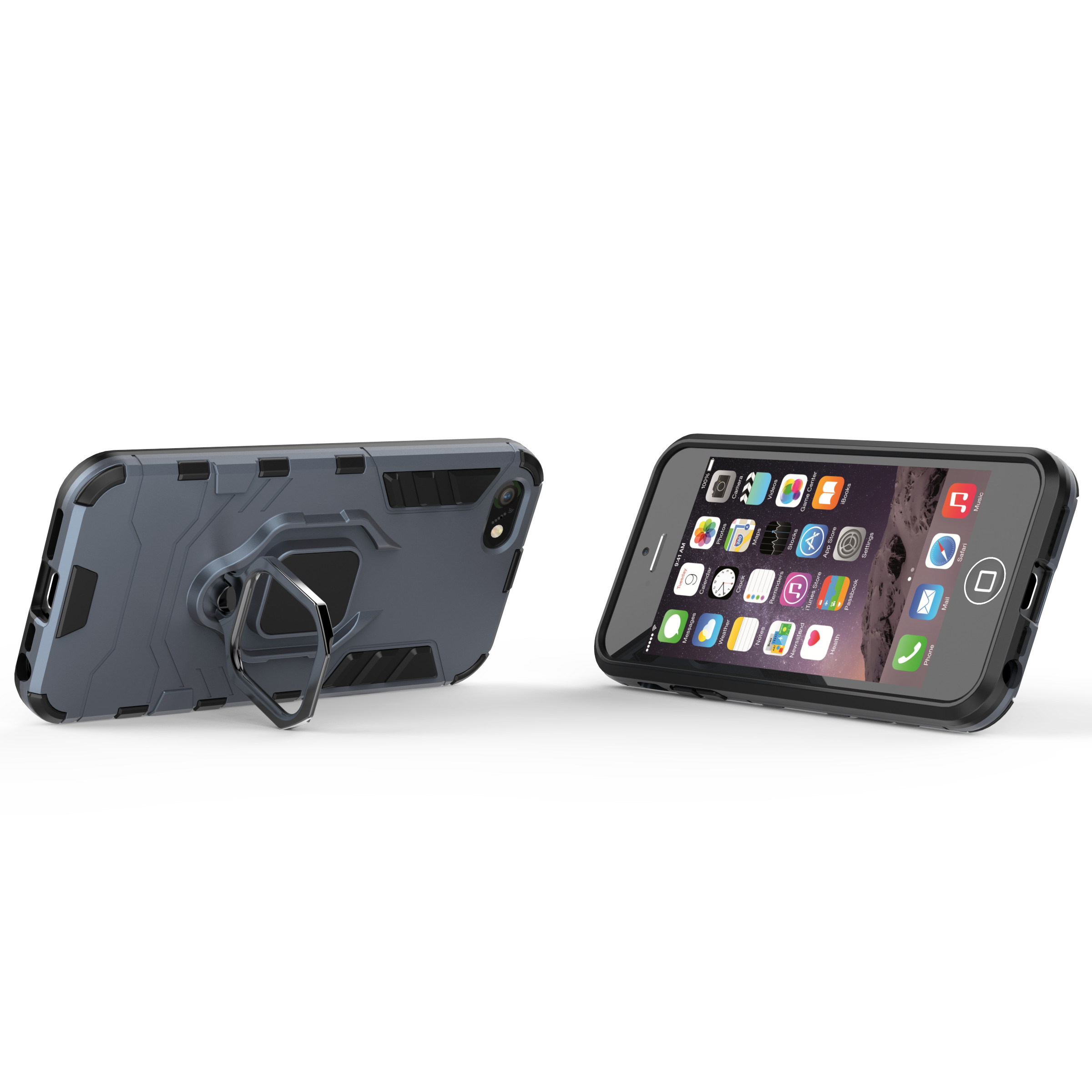 Armor Shockproof Case For iPhone 5 5S 5C Finger Ring Holder Phone Cover Coque