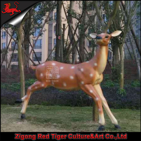 Sunproof Custom Fiberglass Products Garden Animal Statues Resin