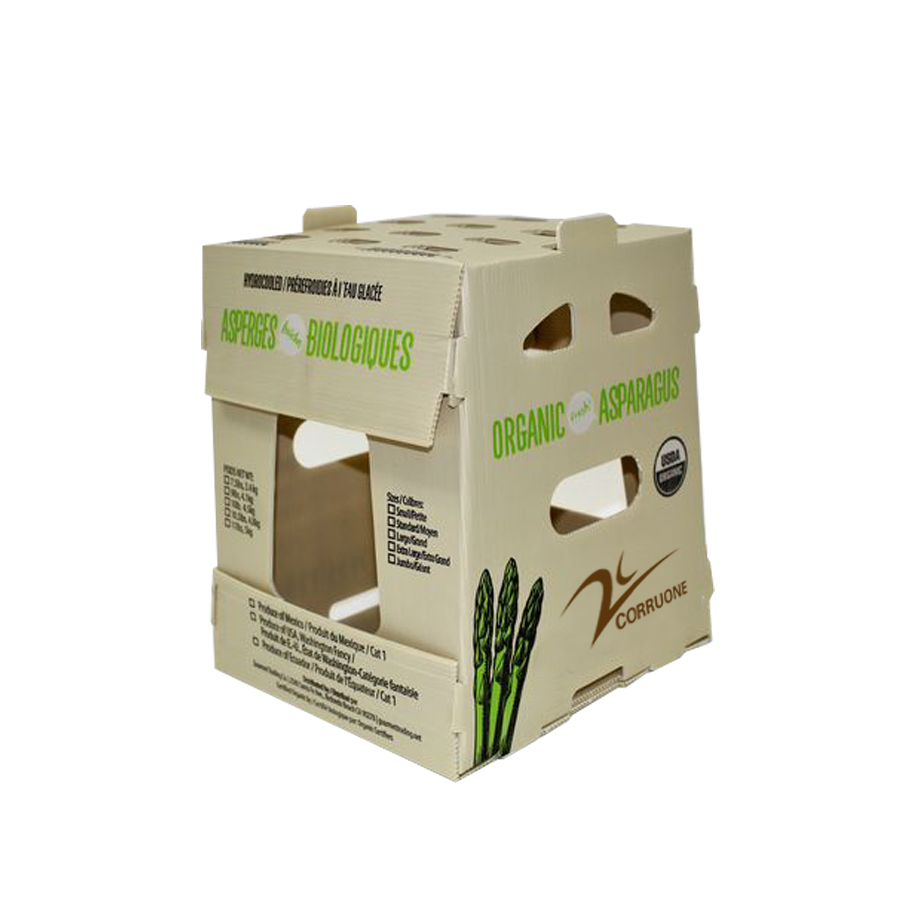 Corn Corflute Box Vegetable Corrugated Boxes Recyclable Custom Size