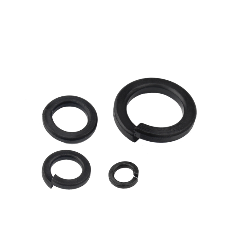 Spring Lock Washer M3 M4 M5 M6 M8 M10 M12 M16 M20 M24 M27 M30 Black Grade 8.8 Carbon Steel