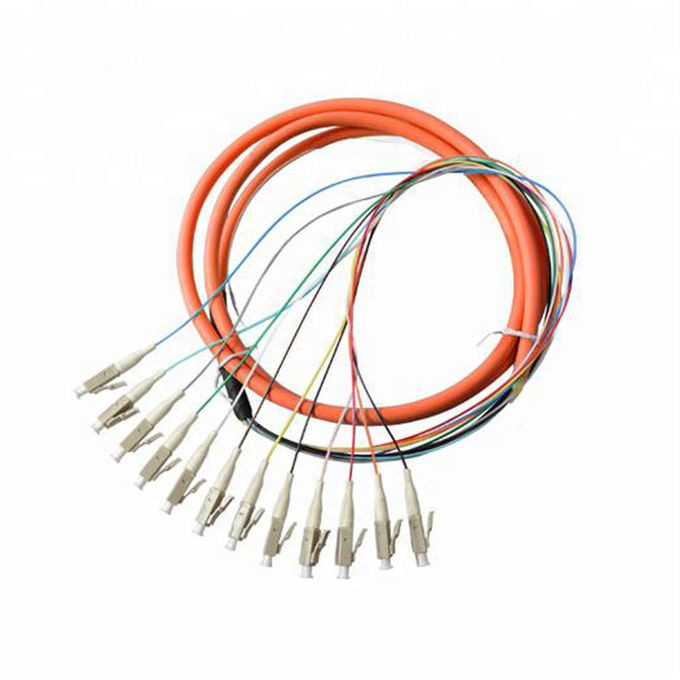 2.0mm 24 Fibers LC SC FC ST OM1 OM2 Fiber Optic Pigtail