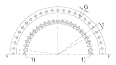 Axial/radial bearings YRT50, double direction, for screw mounting
