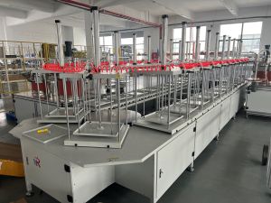 Buy cheap 24 Stations PU Caps Heating Work Table 220V Electric Power Source product