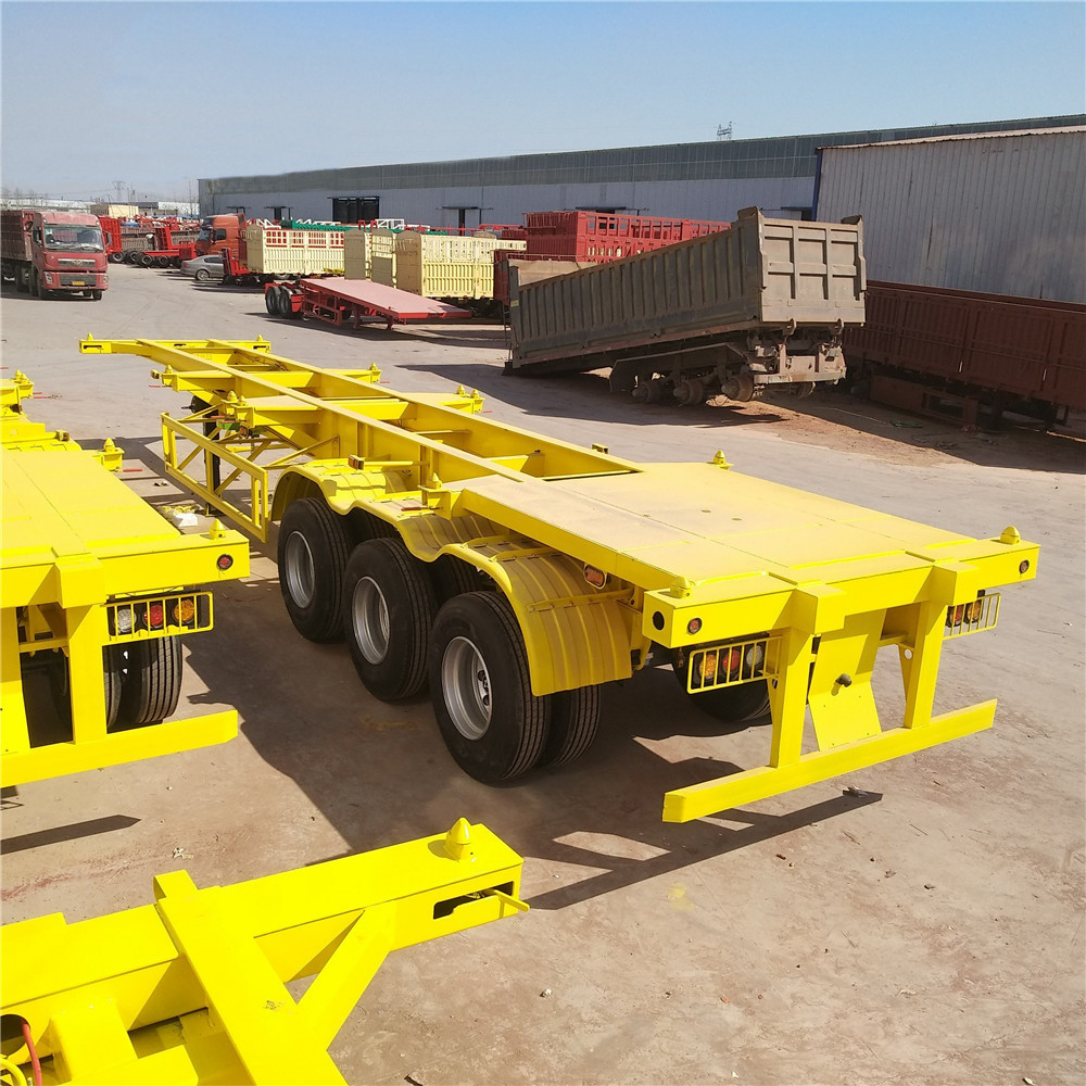 skeletal semi trailer