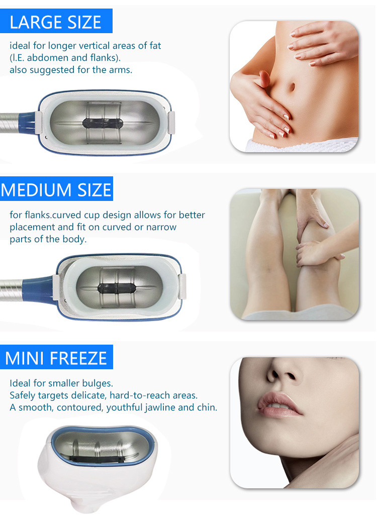 Vacuum Cryolipolysis Slimming Machine Body 360 Cool Fat Cavitation For Beauty Salon