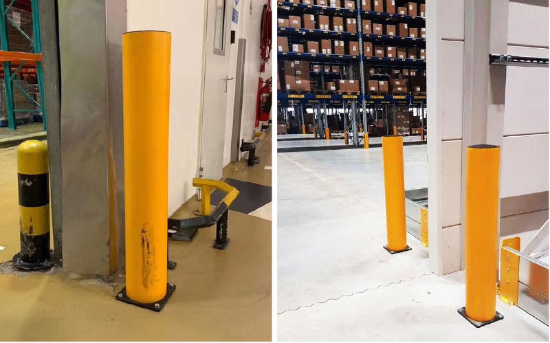 Safety Bollard Anti-collision Post Bollard Traffic Guardrails