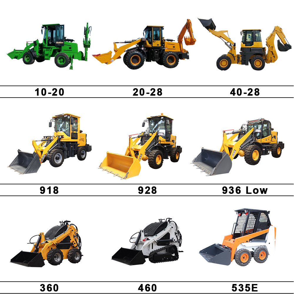 Urban Engineering Backhoe Loader Compact 1m3 Bucket Capacity
