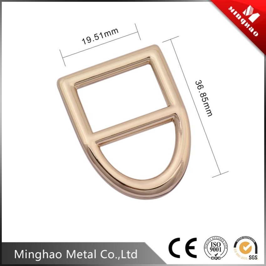 New style light gold Tri-glide adjustable strap bruckle,19.51*36.85mm