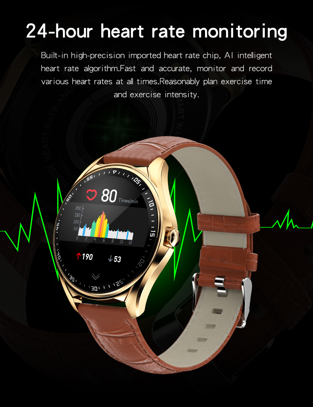 2022 New Smart Watch E16z Men IP67sport Smartwatch Waterproof Bt Call Blood Pressure Heart Rate Fitness Tracker