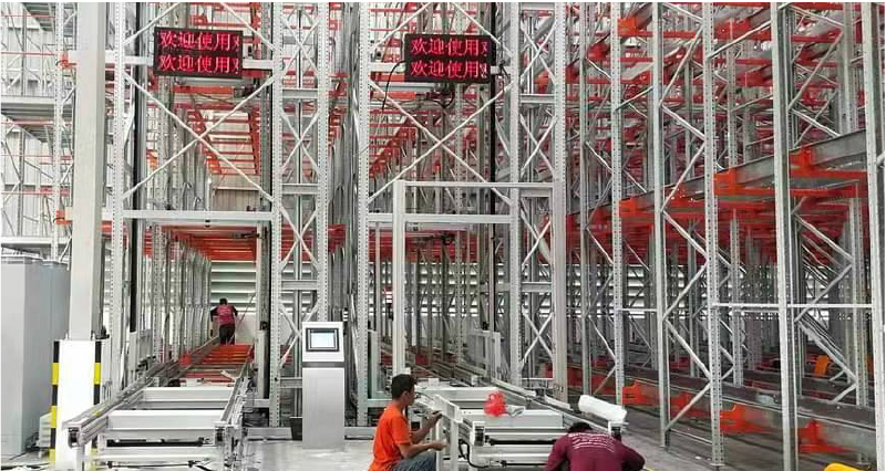 Four Way Radio Shuttle Racking ASRS Pallet Runner Rack  4 Way Radio Shuttle Racking
