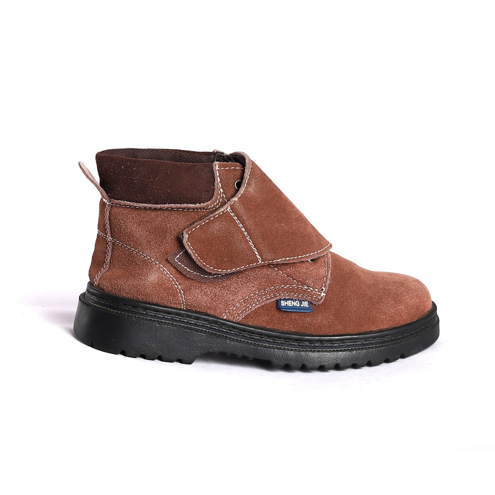 Steel Toe And Steel Plate Anti Slip Safety Shoes with Standard Lining Shengjie Factory Work Boots