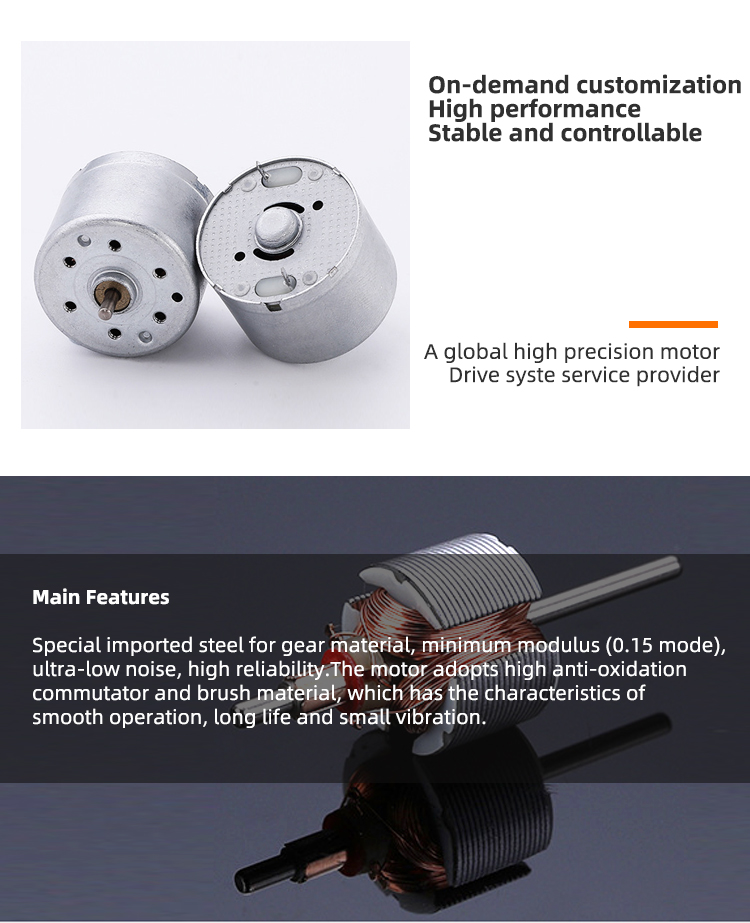 Faradyi Customized Electric Mini Motor 310 Mini Dc Brushless Motor Automatic Dispenser For Massage Gun Bathroom Appliance