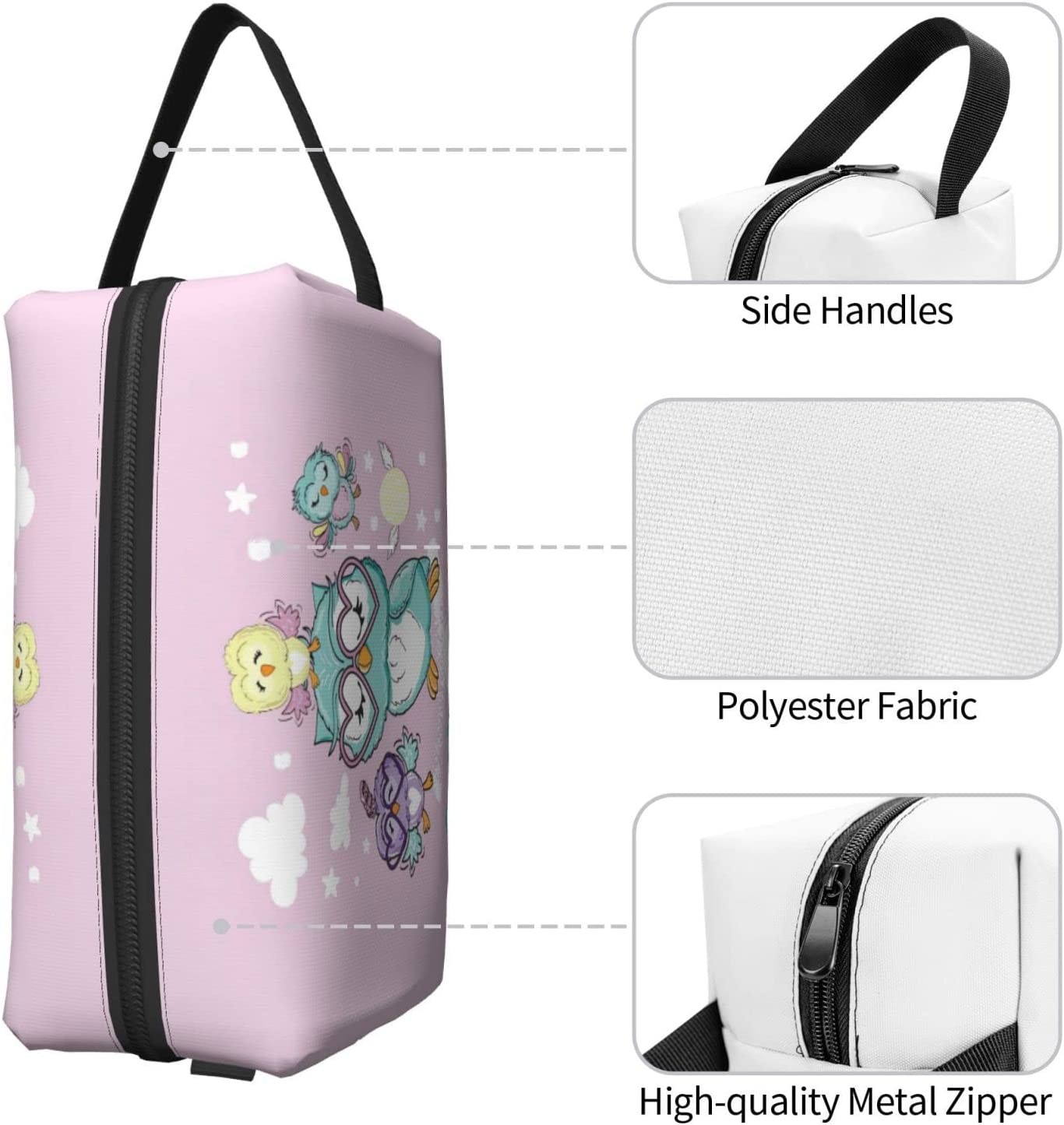 Soft Waterproof Large Capacity Cosmetic Bags with Zipper for Women Travel Makeup Pouch Portable Storage bag