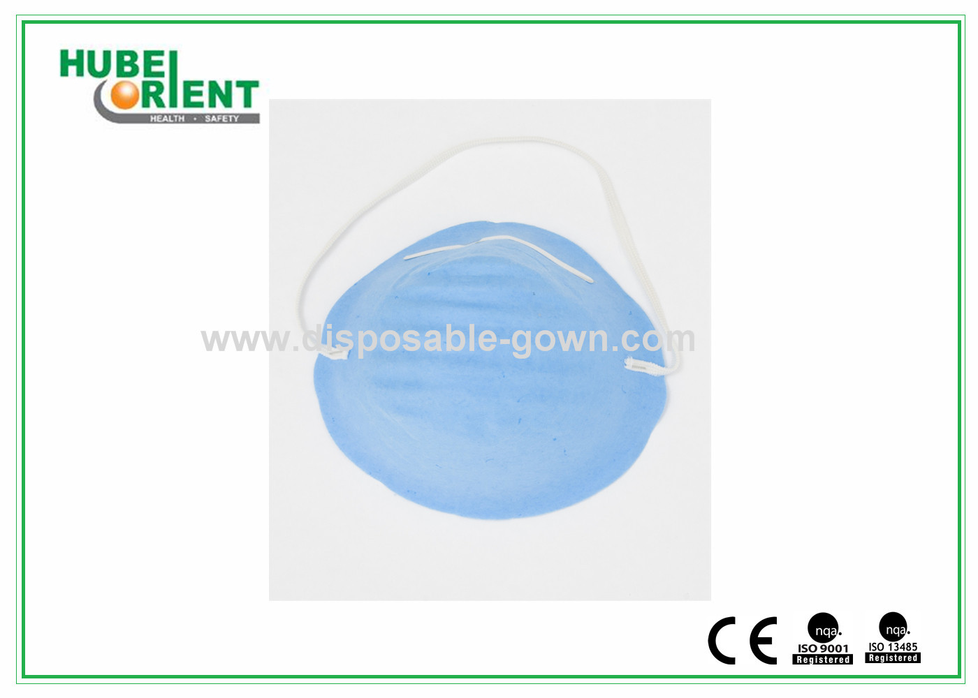 Polypropylene Anti-Dust Disposable Face Mask with Headloop