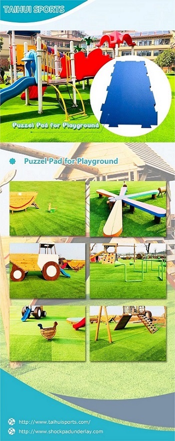 Kindergarten Field Protection 2025 Interlocking Shock Pad With Fast Production And High Water Drainage
