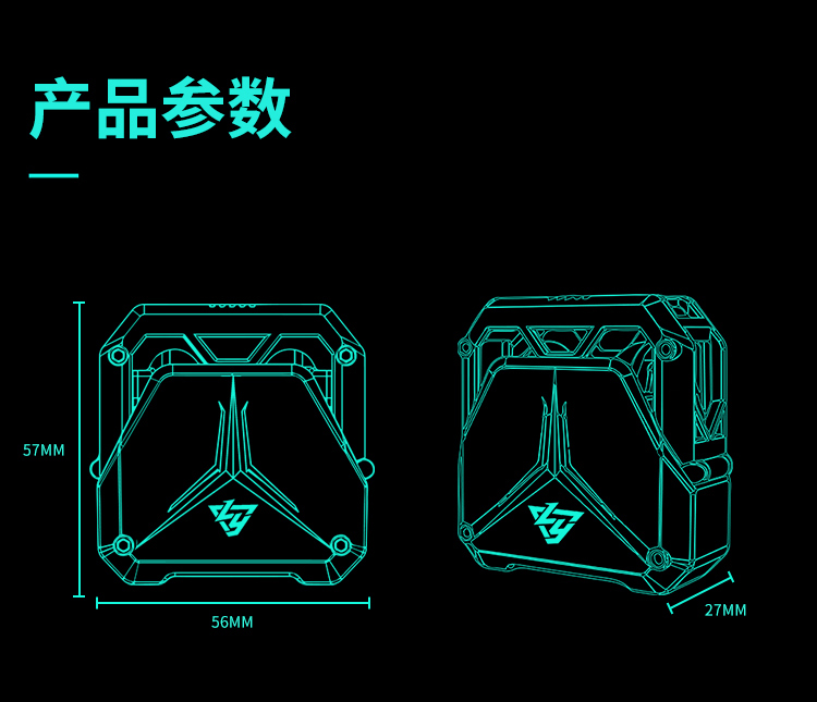 BT5.3 Wireless Gaming Earphone with Private Model and Hollow-Carved Design Low Latency