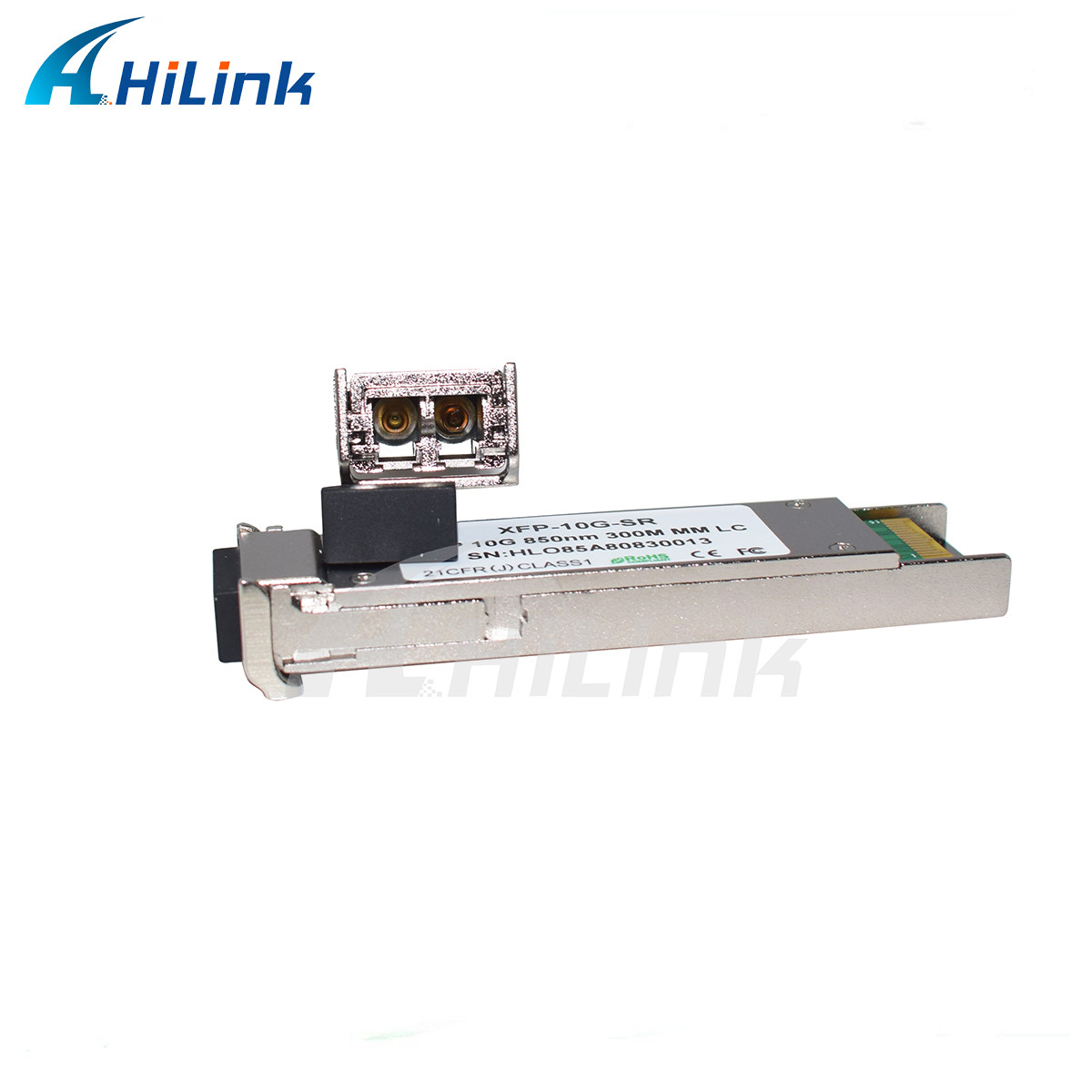 10G MMF 850nm XFP Transceiver SR 300m Reach Dual LC Optical Fiber Equipment DDM