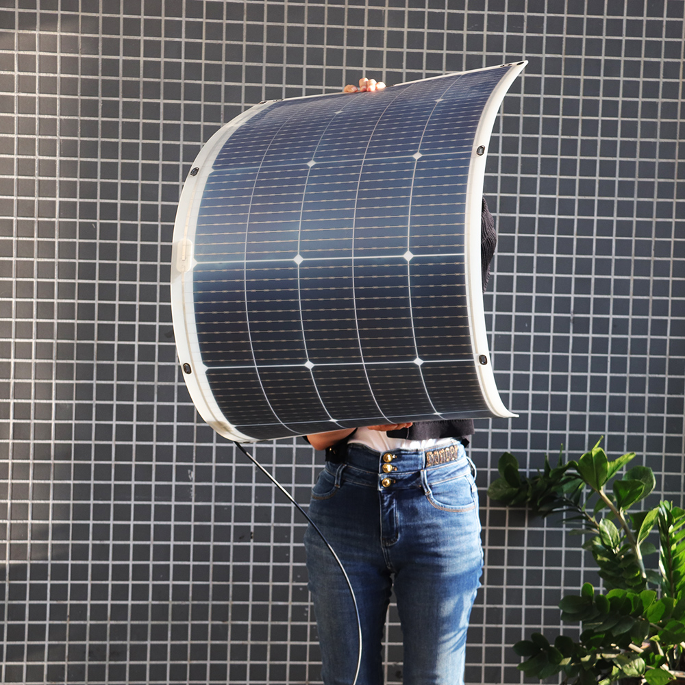 200W Flexible Monocrystalline Solar Panel 5.95A With High Solar Cell Efficiency