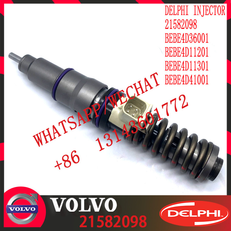 Diesel Engine Fuel injector 21582098 BEBE4D36001 BEBE4D11201 BEBE4D11301 E3.18 for V-O-L-V (RENAULT) MD9 3503
