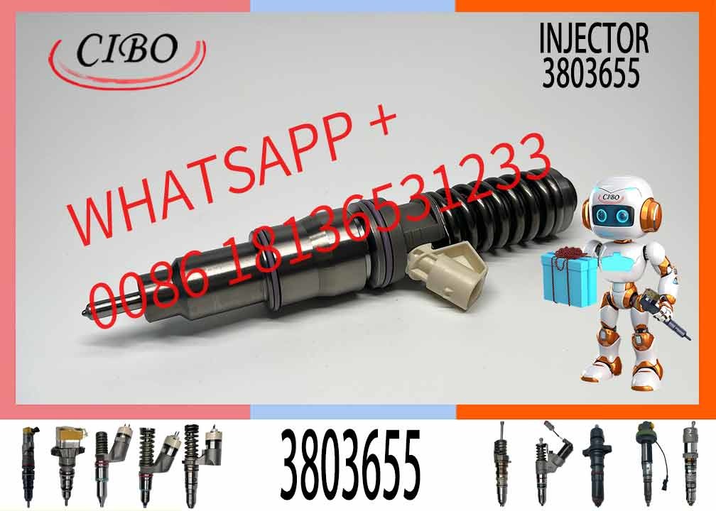 Engineering Machinery E1 Truck Engine System Accessories 3803655 Diesel Fuel Injector