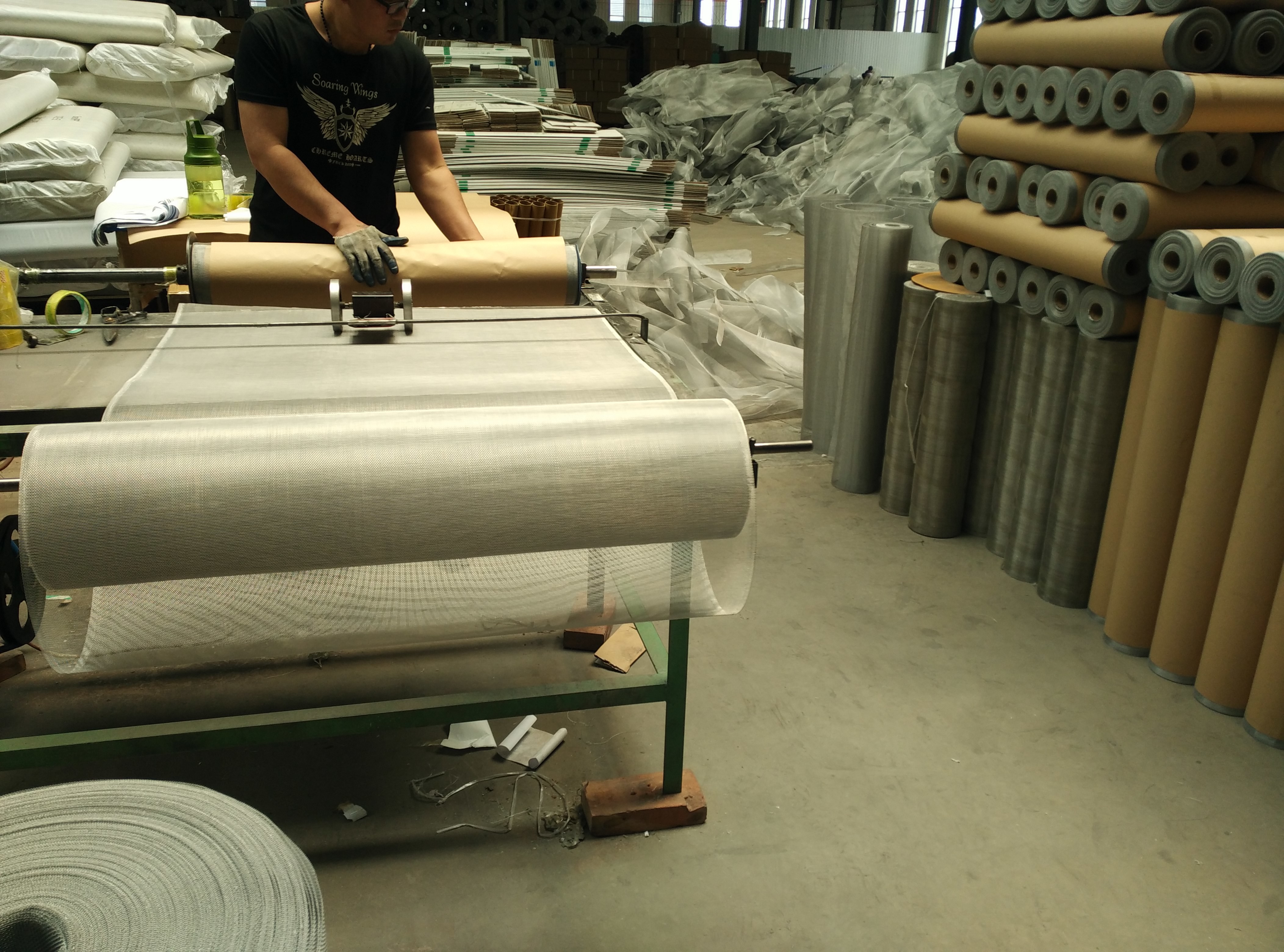 Fine Aluminium Wire Mesh Roll 14X14 0.15mm Diameter PVC Coating