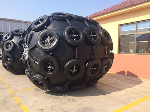D1500*L3000 Tyre Chain Yokohama Fender Marine Inflatable Fender