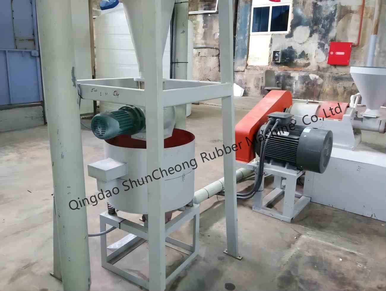 With Optical Sorting Systems Waste Tire Recycling Machine Line Customization