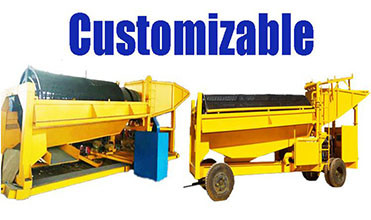 Processing Extraction 90% Gold Trommel Wash Plant From Sand Stones Plant