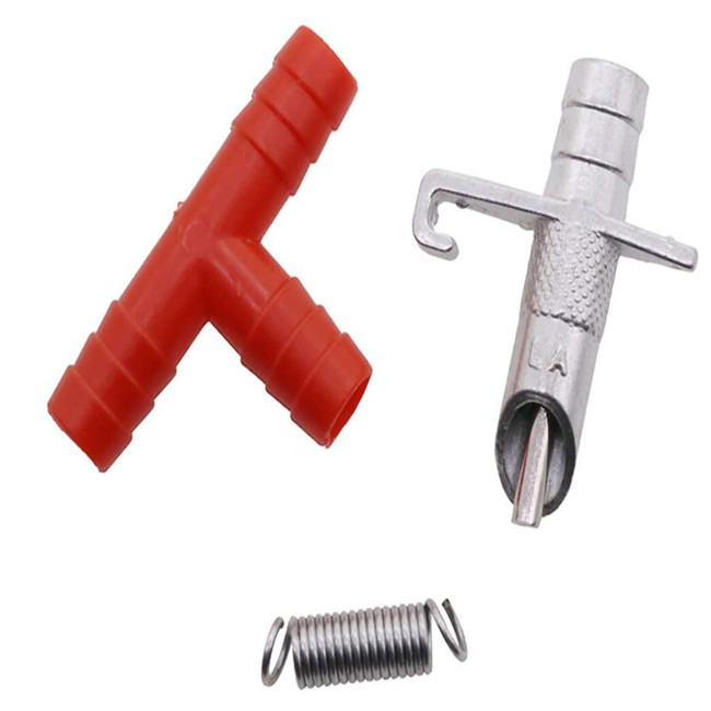 Red 8mm Hose Poultry Water Drinkers Plastic ABS Rabbit Nipple Waterer