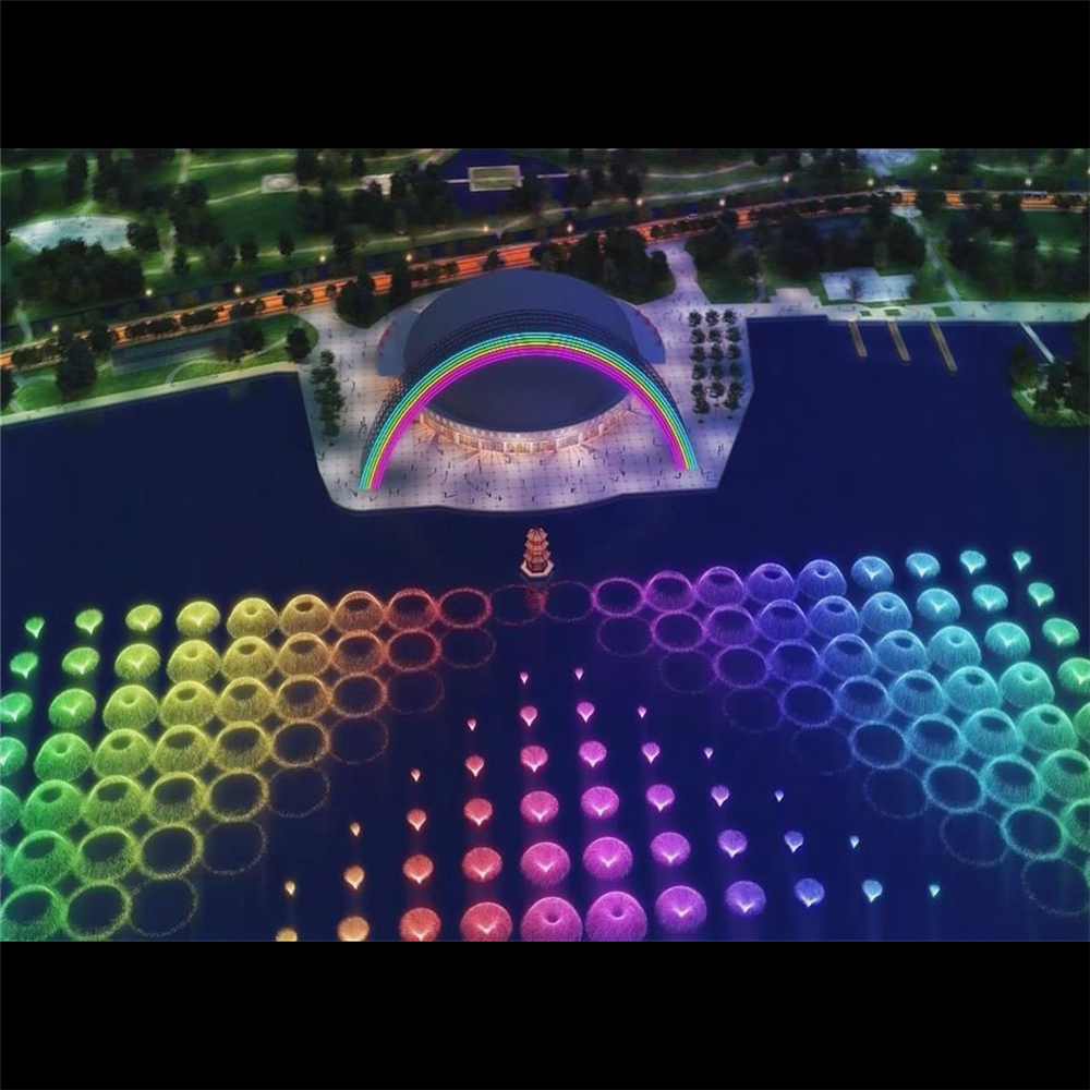 Laser Show&water Projector Software Colorful Musical Dancing Fountain