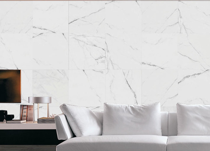 Durable 24x48 Porcelain Tile , Carrara Ceramic Floor Tile Wear Resistant