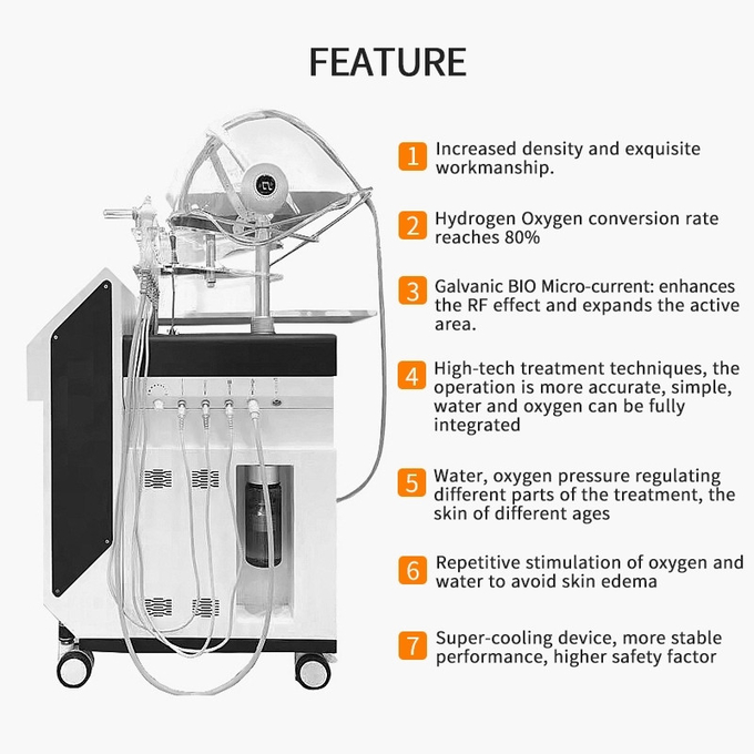 Multifunctional Hydrogen Oxygen Facial Machine Skin Peeling Mask