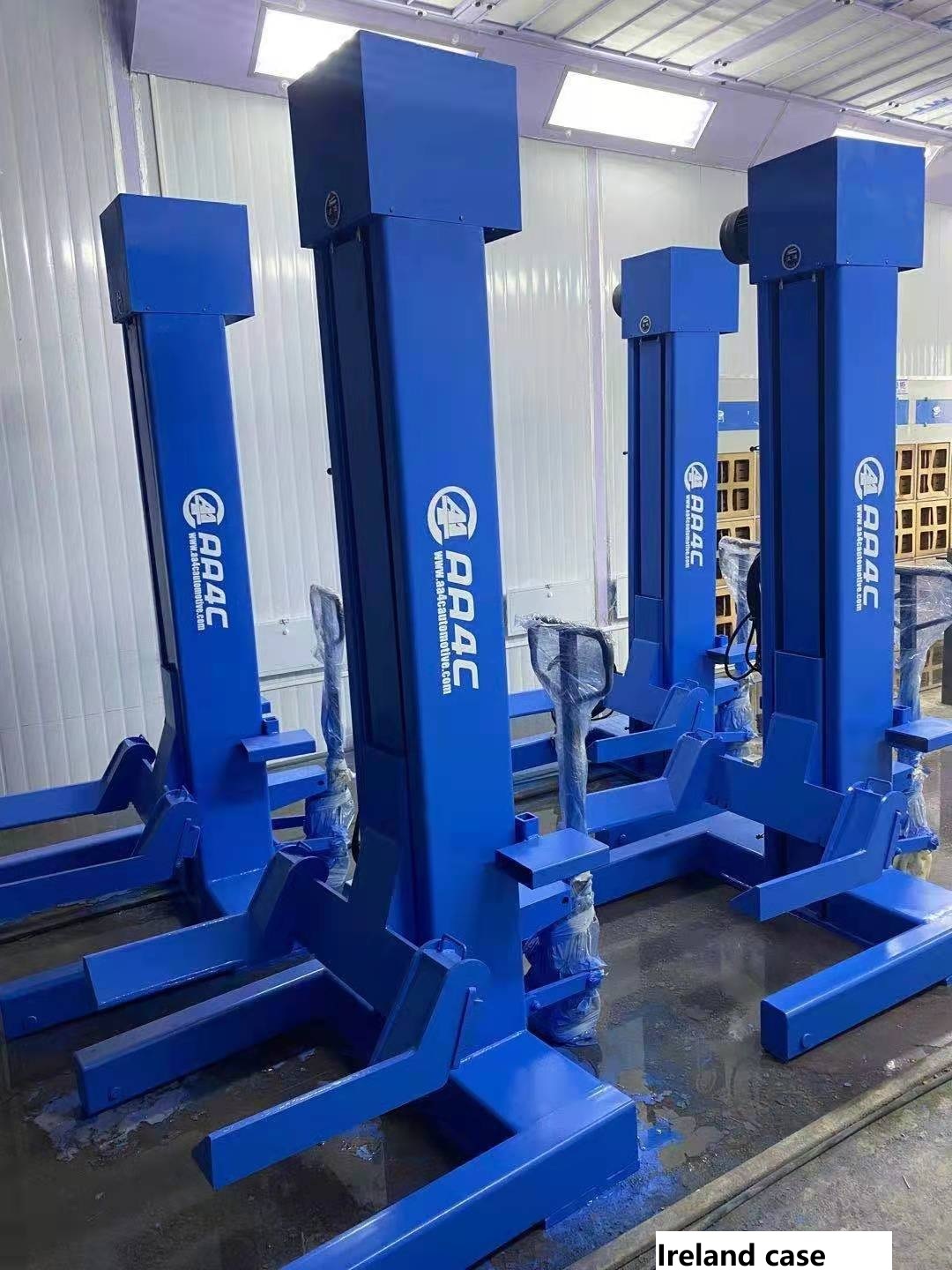 AA4C 20T 30T Mechanical Screw-Up Heavy Duty Bus Truck Lift Movable 4 Post Truck Lift Combined